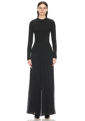 The Row Anselm Dress in Black - Black. Size 0 (also in 2, 4).