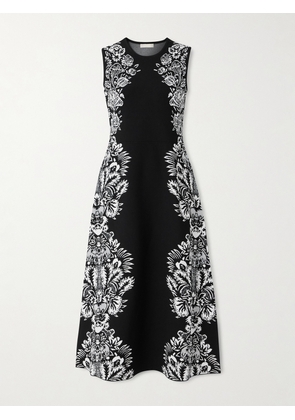 Ulla Johnson - Liana Jacquard-knit Midi Dress - Black - x small,small,medium,large