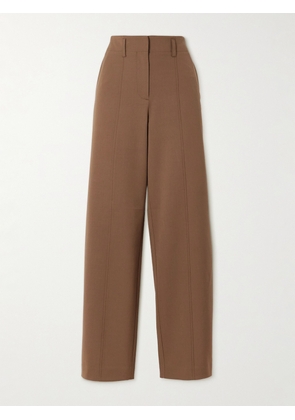 Ulla Johnson - Ames Pleated Twill Barrel-leg Pants - Brown - US0,US2,US4,US6,US8,US10,US12