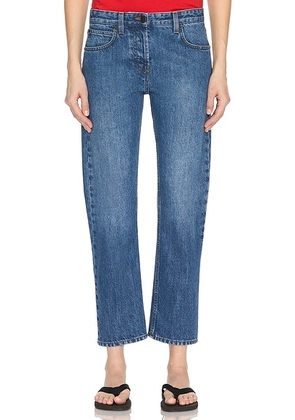 The Row Riaco Slim Leg Jeans in Washed Blue - Blue. Size 27 (also in ).