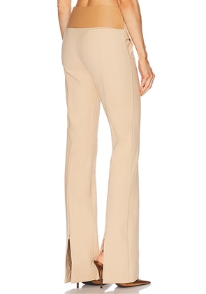 Sportmax Earry Pant in Camel - Nude. Size 2 (also in 0).