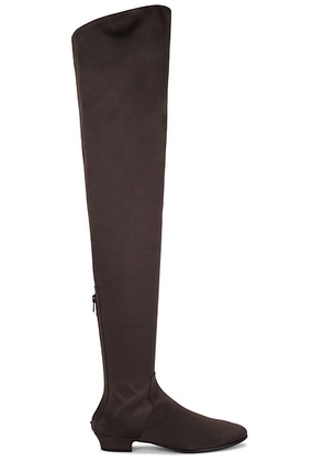 The Row Awar 25 Cuissadre Boot in Brown - Brown. Size 36.5 (also in 37.5, 38.5).