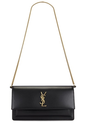 Saint Laurent Sunset Pochette in Nero - Black. Size all.