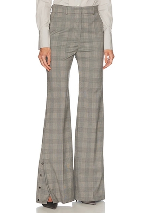 Sportmax Batun Pant in Black Galles - Grey. Size 8 (also in ).