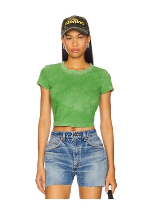 COTTON CITIZEN Standard Baby Tee in Green. Size S. Also in M.