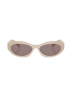 Prada Cat Eye Sunglasses in Powder - Taupe. Size all.