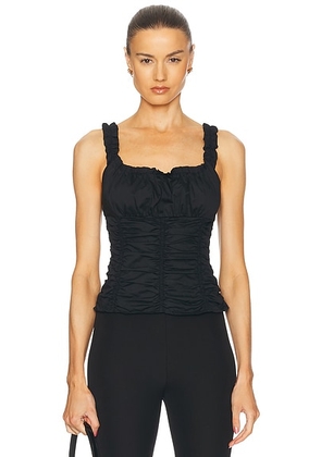 Staud Nic Top in Black - Black. Size XS (also in XL).