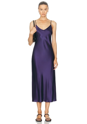 SABLYN Taylor V Neck Bias Cut Dress in Astral - Navy. Size S (also in ).