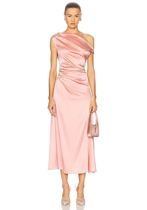 Staud Phare Dress in Rose - Rose. Size 4 (also in 0, 2).