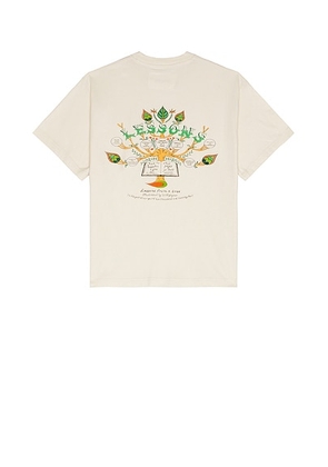 Story mfg. Grateful Tee in Ecru Lesson - Cream. Size S (also in ).