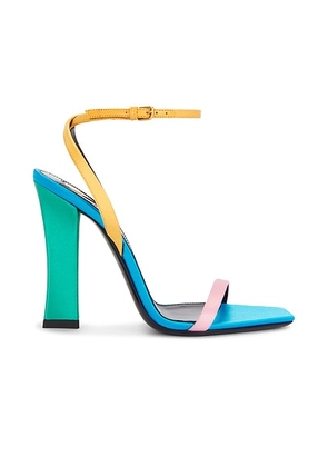 Saint Laurent Ankle Strap Sandal in Rosa & Salmon - Pink. Size 37 (also in 40).