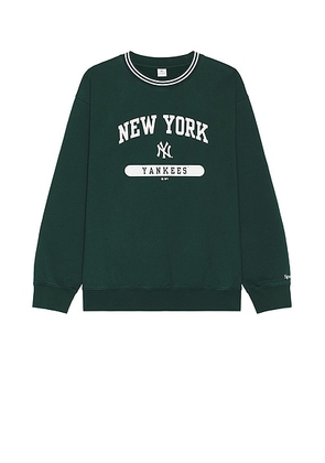 Sporty & Rich League Crewneck in Forest - Green. Size M (also in L).