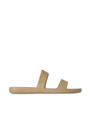 The Row Foam Sandal in Iron Grey - Taupe. Size 41 (also in 39).