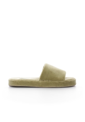 The Row Pillow Slipper in Sage Green - Sage. Size 39 (also in 38, 41).