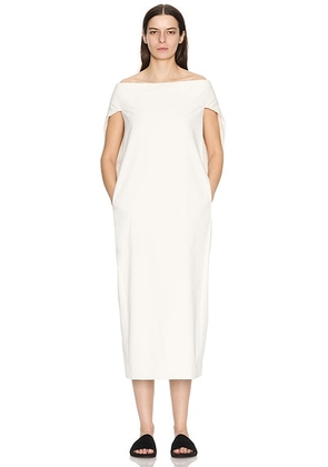 The Row Anitas Dress in Off White - White. Size 0 (also in ).