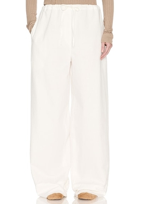 The Row Enea Pant in Off White - White. Size 6 (also in 8).