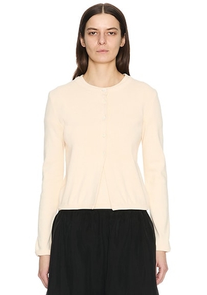 The Row Gretas Top in Ivory - Cream. Size M (also in L, XL).