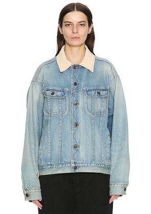 The Row Jorelle Jacket in Light Indigo - Blue. Size XL (also in ).