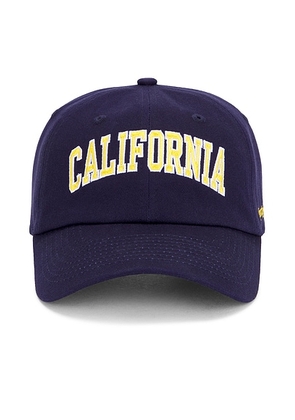 Sporty & Rich California Hat in Navy - Navy. Size all.