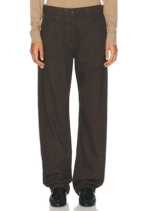 The Row Bercy Jeans in Brown - Brown. Size 28 (also in ).