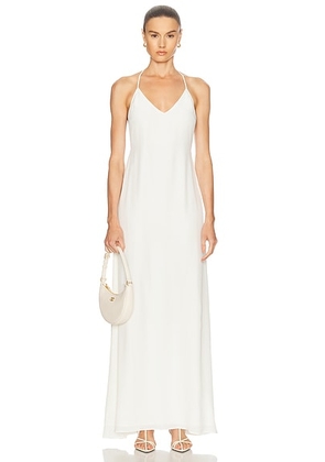 Staud Machu Silk Dress in Ivory - Ivory. Size M (also in L, XL, XS).