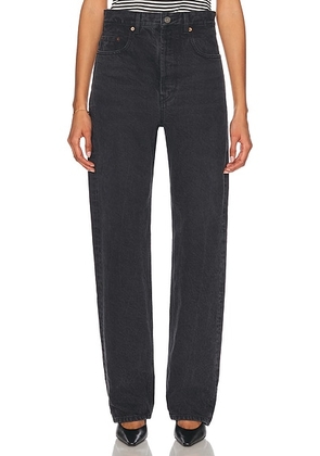 Saint Laurent Wide Leg Jeans in Used Paris Black - Black. Size 25 (also in 24, 26, 27, 28, 29, 30, 31).