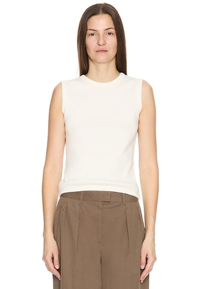 The Row Wody Top in White - White. Size XL (also in XS).