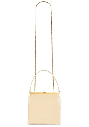 Saint Laurent Nuit Blanche Chain Bag in Vanilla Dust - Cream. Size all.