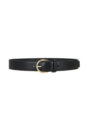 Saint Laurent Ceinture Croissant De Lune Belt in Nero - Black. Size 65 (also in 70, 75, 80, 85, 90).