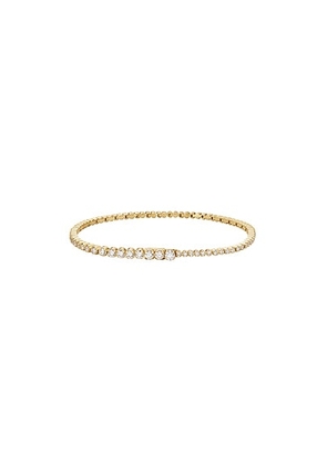 Sophie Bille Brahe Tennis Nuage Bracelet in 18k Recycled Yellow Gold & Diamonds - Metallic Gold. Size all.