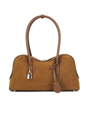 Stella McCartney Alter Suede Tote Bag in Brandy - Brown. Size all.