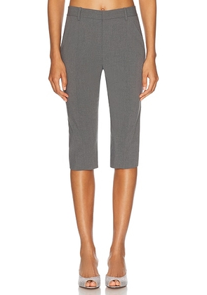 Sandy Liang Melvin Capri Pant in Grey - Grey. Size 8 (also in ).