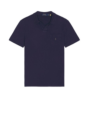 Polo Ralph Lauren Short Sleeve Johnny Collar Polo in Newport Navy - Navy. Size L (also in XL/1X).