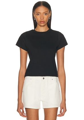 RENGGLI Crop Tee in Ink - Black. Size XXL (also in ).