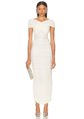 Ronny Kobo Amira Dress in Ivory - Ivory. Size S (also in M, XS).