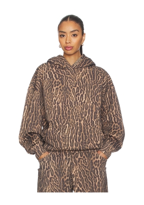 AFRM Blake Hoodie in Brown. Size M. Also in L, S, XS.