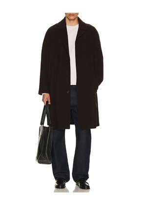 ALLSAINTS Duke Coat in Brown. Size 38. Also in 40, 42, 44.