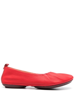 Camper Right Nina leather ballerina shoes - Red