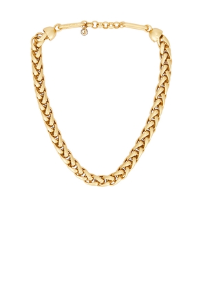 Demarson Miley Varick Necklace in Metallic Gold.