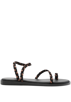 Ancient Greek Sandals Eleftheria braided sandals - Black