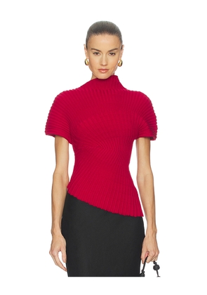 Cult Gaia Annemie Top in Red. Size L. Also in M, S, XS.