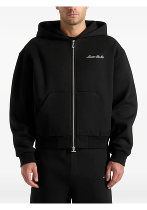 Manière De Voir Zia zip-fastening sweatshirt - Black