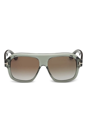 TOM FORD Eyewear Rhonda-02 pilot-frame sunglasses - Green