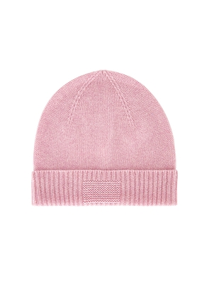 Guest In Residence Rib Cuff Beanie in Pink.