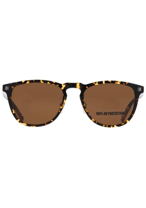 Zegna Brown Oval Mens Sunglasses EZ0182 52E 54
