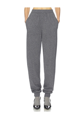 Helsa Kerstin Knit Jogger in Grey. Size L. Also in M, S, XL, XS, XXS.