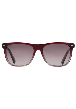 Zegna Grey Gradient Square Mens Sunglasses EZ0041-F 71B 57