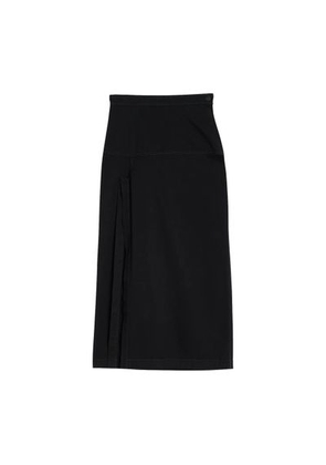 Midi skirt with slit