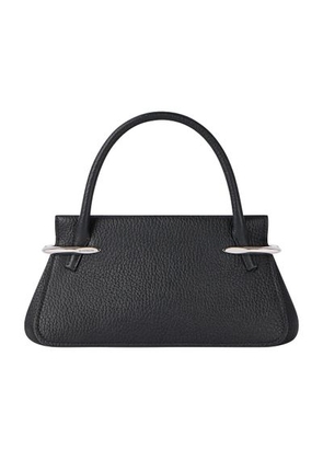 Medium Pinch bag in grained leather