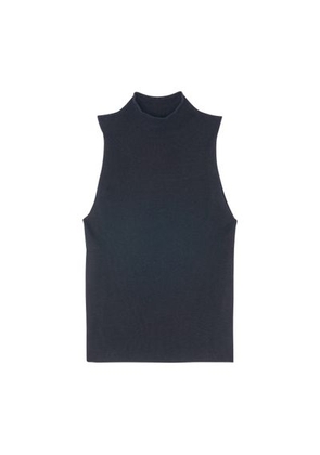Plain knit vest top